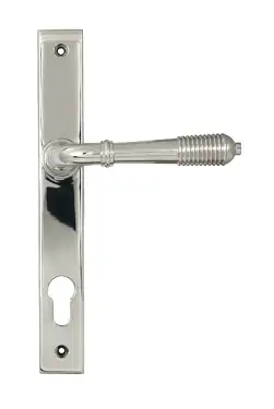 Click Here To Enlarge This Photo Of 52082 From the Anvil Polished Marine SS &lpar;316&rpar; Reeded Slimline Lever Espag&period; Lock Set