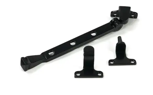 Click Here To Enlarge This Photo Of 52008 From the Anvil Black 8" Avon Casement Stay &lpar;Steel Window&rpar;