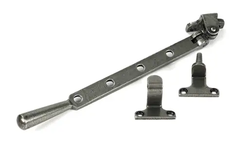 Click Here To Enlarge This Photo Of 52029 From the Anvil Pewter 10" Newbury Casement Stay &lpar;Steel Window&rpar;