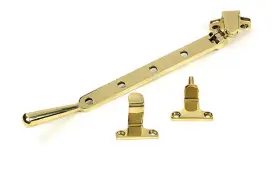 52030 From the Anvil Polished Brass 10" Newbury Casement Stay &lpar;Steel Window&rpar;