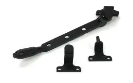 52016 From the Anvil Matt Black 8" Reeded Casement Stay &lpar;Steel Window&rpar;