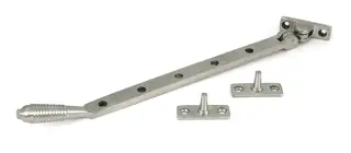 52079 From the Anvil Satin Marine SS &lpar;316&rpar; 12" Reeded Casement Stay