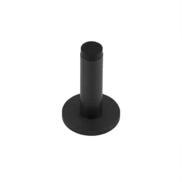 Click Here To Enlarge This Photo Of BUR-970MB-971MB Frelan Hardware Burlington Plain 75mm Wall Mounted Door Stop &lpar;Plain Rose&rpar; Matt Black