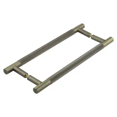 Click Here To Enlarge This Photo Of JV1803ABB2B Frelan Hardware Jedo 'Venice' Linear 300mm x 19mm Pull Handles - Antique Brass &lpar;Back to Back Pair&rpar;