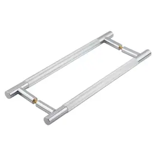 JV1803PCB2B Frelan Hardware Jedo 'Venice' Linear 300mm x 19mm Pull Handles - Polished Chrome &lpar;Back to Back Pair&rpar;