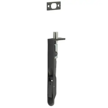 Click Here To Enlarge This Photo Of JSS50RDB Frelan Hardware Dark Bronze &lpar;SS&rpar; Lever Action Flush Bolt 150mm x 20mm Radius Forend