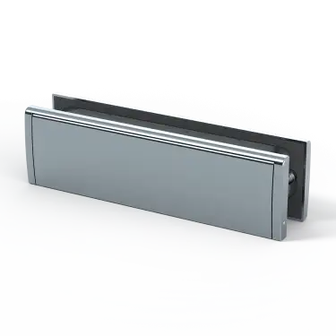 Click Here To Enlarge This Photo Of RLP&period;SNPSNP - Rutland FRONTIER Collection TS008 Security Letterplate Set - Satin Nickel Plated