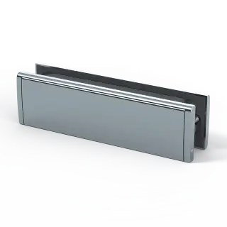 RLP&period;SNPSNP - Rutland FRONTIER Collection TS008 Security Letterplate Set - Satin Nickel Plated