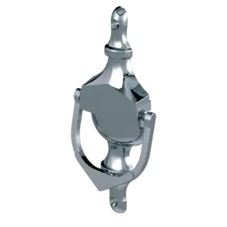 RH&period;DK&period;PNP - Rutland FRONTIER Collection Door Knocker Urn Style - Polished Nickel Plated