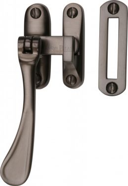 Click Here To Enlarge This Photo Of V1003 MP&sol;HP-MB Heritage Brass Casement Window Fastener Spoon Pattern Matt Bronze Finish