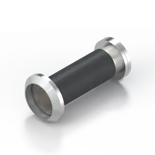 RH&period;DV&period;SNP - Rutland FRONTIER Collection Fire Rated Door Viewer Wide Angle c&sol;w Intumescent Kit - Satin Nickel Plated