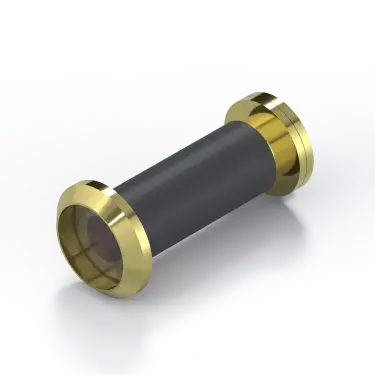 Click Here To Enlarge This Photo Of RH&period;DV&period;PB - Rutland FRONTIER Collection Fire Rated Door Viewer Wide Angle c&sol;w Intumescent Kit - Polished Brass