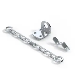 RH&period;SC&period;PNP - Rutland FRONTIER Collection TS003 Security Door Chain - Polished Nickel Plated