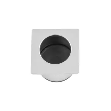 Click Here To Enlarge This Photo Of AW993PC - Alexander & Wilks Sliding Door Finger Edge Pull &lpar;Square&rpar;  - Polished Chrome