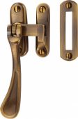 V1003 MP&sol;HP-AT Heritage Brass Casement Window Fastener Spoon Pattern Antique Brass Finish