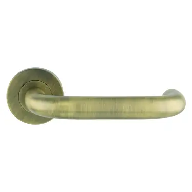 Click Here To Enlarge This Photo Of CSL1190AB - Carlisle Brass Eurospec 19mm Safety Lever on Round Rose &lpar;G304&rpar; Antique Brass