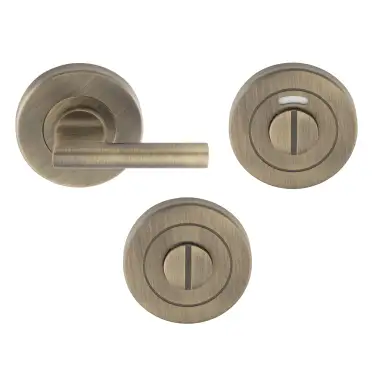 Click Here To Enlarge This Photo Of CST1025AB - Carlisle Brass Eurospec Disabled Thumbturn & Release with&sol;without Indicator Antique Brass