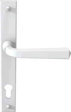 Click Here To Enlarge This Photo Of CB702003 - Mila Heritage Multipoint Door Handle 92mm c&sol;c &lpar;211mm screw centres&rpar; - White