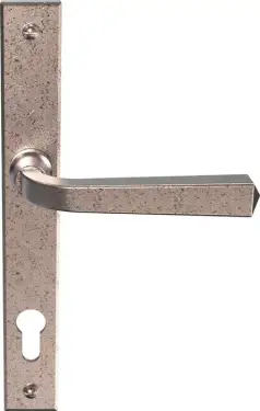 Click Here To Enlarge This Photo Of CB702007 - Mila Heritage Multipoint Door Handle 92mm c&sol;c &lpar;211mm screw centres&rpar; - Pewter Patina