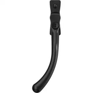 CB700573 - Mila Heritage Pear Drop Window Espag Handle &lpar;Left Hand&rpar; - Matt Black