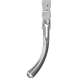 CB700633 - Mila Heritage Pear Drop Window Espag Handle &lpar;Left Hand&rpar; - Polished Chrome