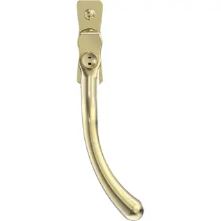 CB700662 - Mila Heritage Pear Drop Window Espag Handle &lpar;Right Hand&rpar; - Polished Gold