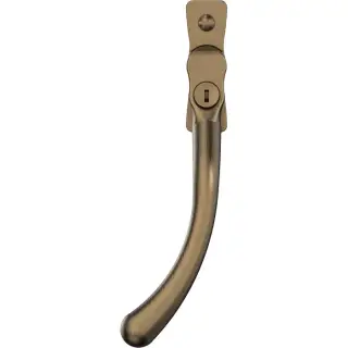 CB700753 - Mila Heritage Pear Drop Window Espag Handle &lpar;Left Hand&rpar; - Antique Bronze
