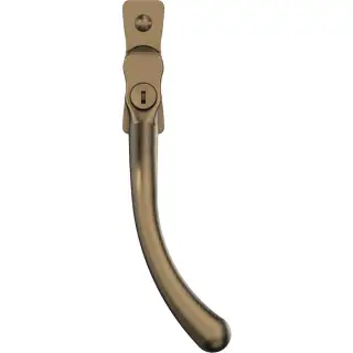 CB700752 - Mila Heritage Pear Drop Window Espag Handle &lpar;Right Hand&rpar; - Antique Bronze