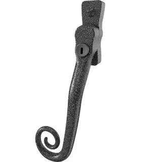 CB700043 - Mila Heritage Monkey Tail Window Espag Handle &lpar;Left Hand&rpar; - Heritage Pewter