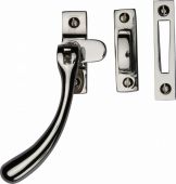 V1008 MP&sol;HP-PNF Heritage Brass Casement Window Fastener Ball Design Polished Nickel Finish