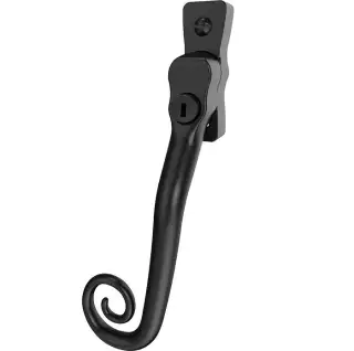 CB700073 - Mila Heritage Monkey Tail Window Espag Handle &lpar;Left Hand&rpar; - Matt Black