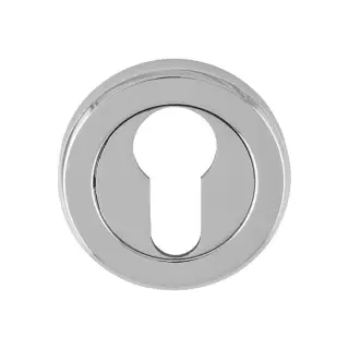 SZR001CP - Carlisle Brass Serozzetta Euro Profile Escutcheon &lpar;Concealed Fix&rpar;  Polished Chrome