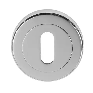 Click Here To Enlarge This Photo Of SZR002CP - Carlisle Brass Serozzetta Standard Key Escutcheon &lpar;Concealed Fix&rpar;  Polished Chrome