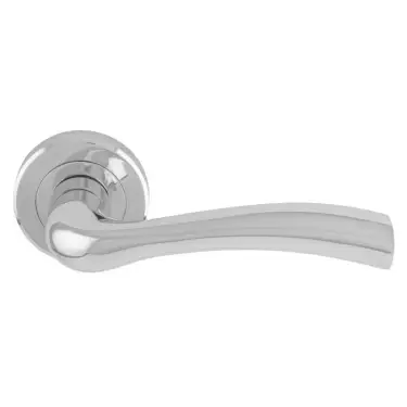Click Here To Enlarge This Photo Of SZR050CP - Carlisle Brass Serozzetta 'Cinquanta' Lever on Rose - Polished Chrome