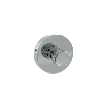 Click Here To Enlarge This Photo Of Atlantic - SPRKWCPC Senza Pari Knurled WC Turn and Release on Minimal Round Rose - Polished Chrome