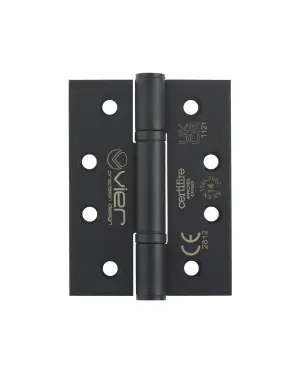 Click Here To Enlarge This Photo Of VHP-243-PCB - Zoo Hardware Vier Grade 14 Low Maintenance Hinges &lpar;Square&rpar; 102 x 76 x 3&period;4mm - Powder Coated Black
