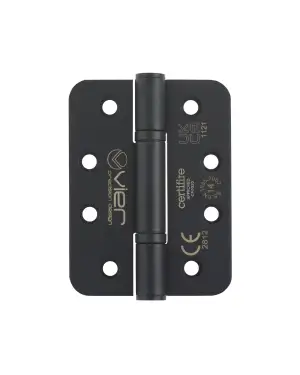 Click Here To Enlarge This Photo Of VHP-243R-PCB - Zoo Hardware Vier Grade 14 Low Maintenance Hinges &lpar;Radius&rpar; 102 x 76 x 3&period;4mm - Powder Coated Black
