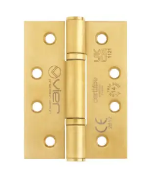 Click Here To Enlarge This Photo Of VHP-243-PVDSB - Zoo Hardware Vier Grade 14 Low Maintenance Hinges &lpar;Square&rpar; 102 x 76 x 3&period;4mm - PVD Satin Brass