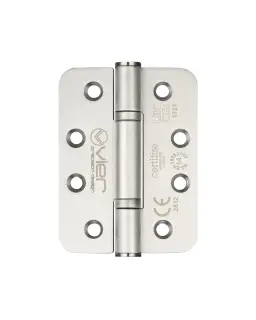 VHP-243R-S - Zoo Hardware Vier Grade 14 Low Maintenance Hinges &lpar;Radius&rpar; 102 x 76 x 3&period;4mm - Satin Stainless Steel