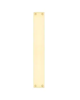 FB122B - Zoo Hardware Fulton & Bray Finger Plate to suit FB112B Pull Handle &lpar;425mm x 60mm&rpar; Polished Brass