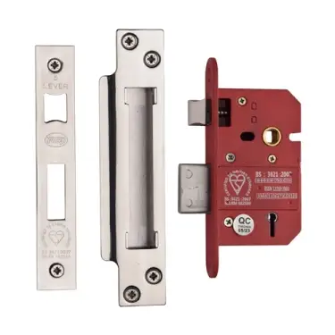 Click Here To Enlarge This Photo Of YKSLBS52N-PC&PN - M&period;Marcus York British Standard 5 Lever Sashlock 64mm &lpar;45mm backset&rpar;  - Polished Chrome Finish