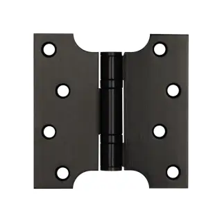 J9449MB Frelan Hardware Jedo Parliament Ball Bearing Hinges 102mm x 102mm x 3mm Matt Black &lpar;G201 Stainless Steel&rpar;