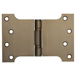 J9469AB Frelan Hardware Jedo Parliament Ball Bearing Hinges 102mm x 152mm x 3mm Antique Brass &lpar;G201 Stainless Steel&rpar;