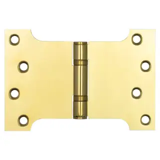 J9469PVD Frelan Hardware Jedo Parliament Ball Bearing Hinges 102mm x 152mm x 3mm Polished Brass &lpar;G201 Stainless Steel&rpar;