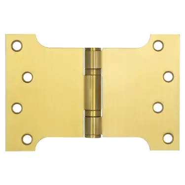 Click Here To Enlarge This Photo Of J9469SB Frelan Hardware Jedo Parliament Ball Bearing Hinges 102mm x 152mm x 3mm Satin Brass &lpar;G201 Stainless Steel&rpar;