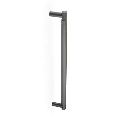 Click Here To Enlarge This Photo Of AW500-450-DBZPVD - Alexander & Wilks Spitfire Diamond Knurled Bolt Through Pull Handle 450mm c&sol;c - Dark Bronze PVD