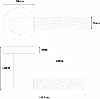 Click Here To Enlarge This Photo Of Eclipse 34341 Revolve Ultimate Solid Stainless Lever On Rose - Satin Stainless Steel