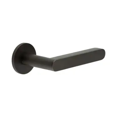 Click Here To Enlarge This Photo Of CR-101A2DB Frelan Hardware CRES Unsprung &lpar;Round Rose&rpar; Door Handle Dark Bronze &lpar;SS316&rpar;
