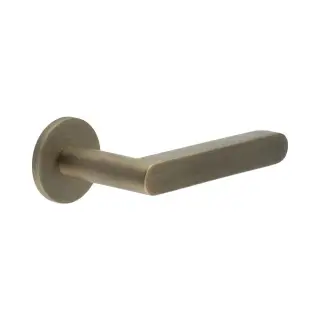 CR-101A3AB Frelan Hardware CRES Fixed Dead &lpar;Round Rose&rpar; Door Handle Antique Brass &lpar;SS316&rpar;
