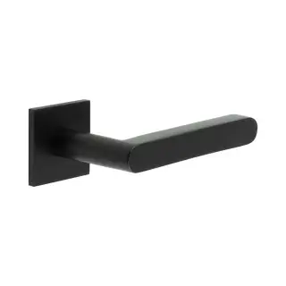CR-101B1MB Frelan Hardware CRES Sprung &lpar;Square Rose&rpar; Door Handle Black &lpar;SS316&rpar;